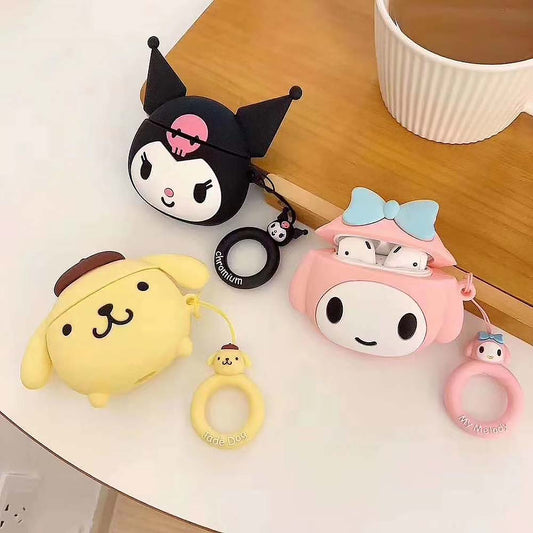 3D Doll Pendant Earphones Case for AirPods | ZAKAPOP
