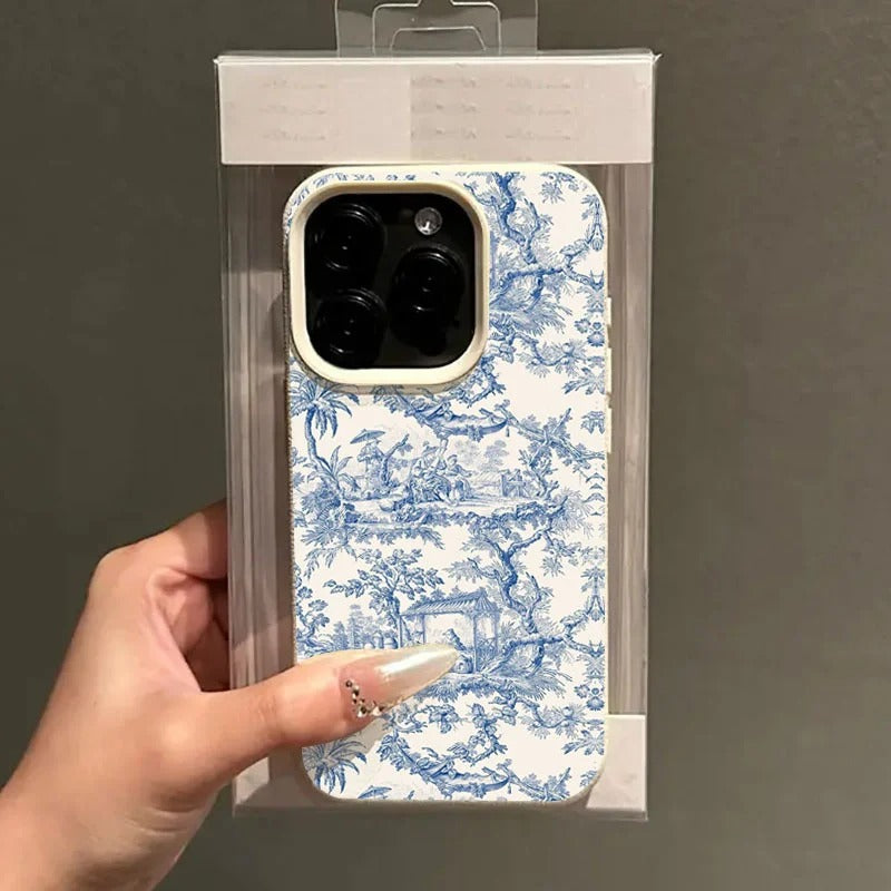 Blue Line Chinese Ink Painting iPhone 17 Case | ZAKAPOP