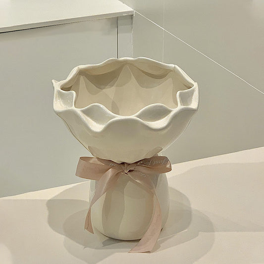 Ceramic Floral Bouquet Vase