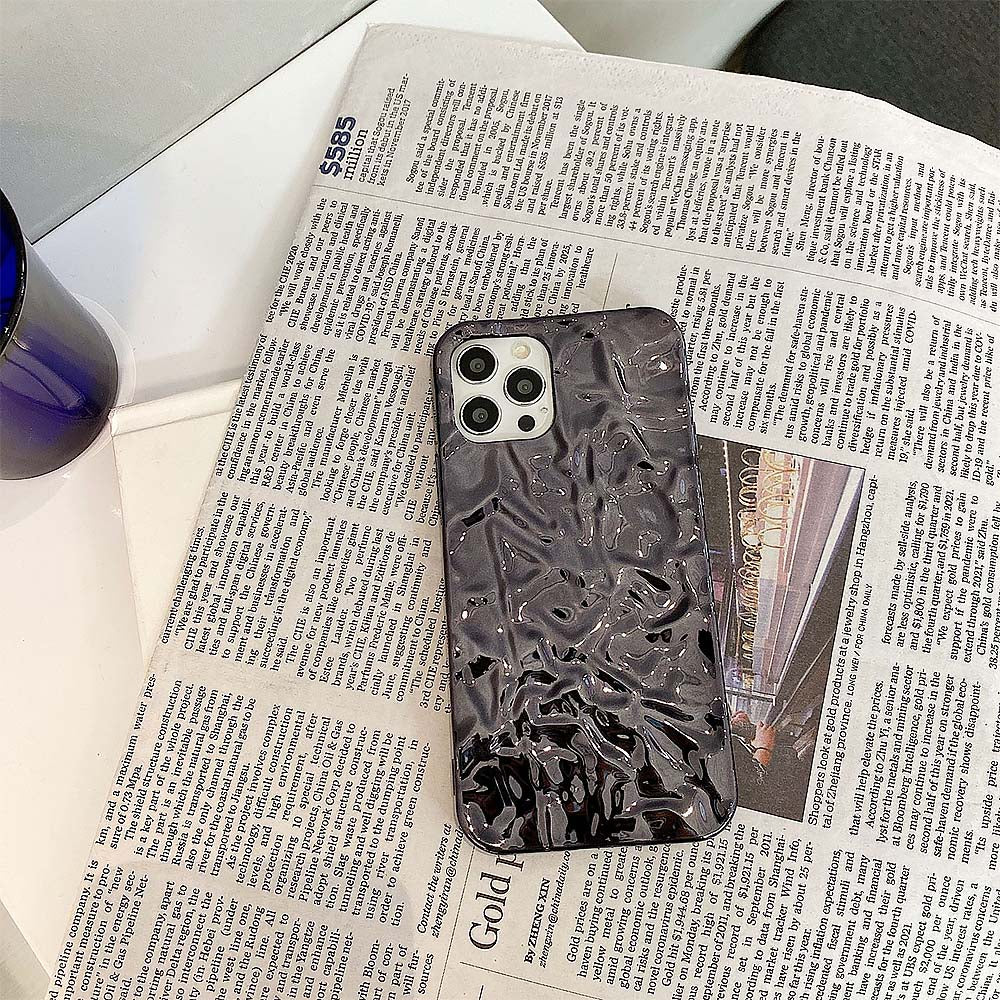 Crinkled Foil iPhone Case | ZAKAPOP