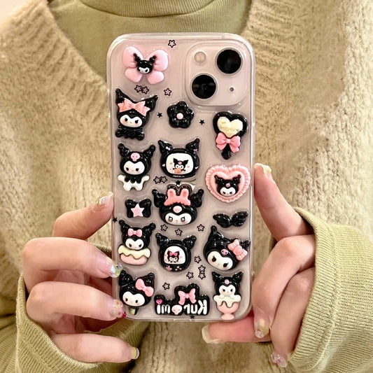 Cute 3D Anime Cat Cartoon Cover Phone Case | ZAKAPOP