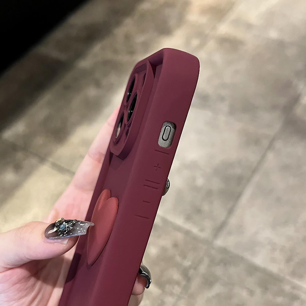 Fashion 3D Heart iPhone Case | ZAKAPOP