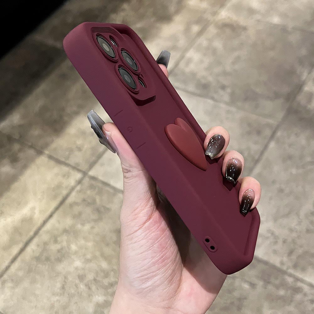 Fashion 3D Heart iPhone Case | ZAKAPOP