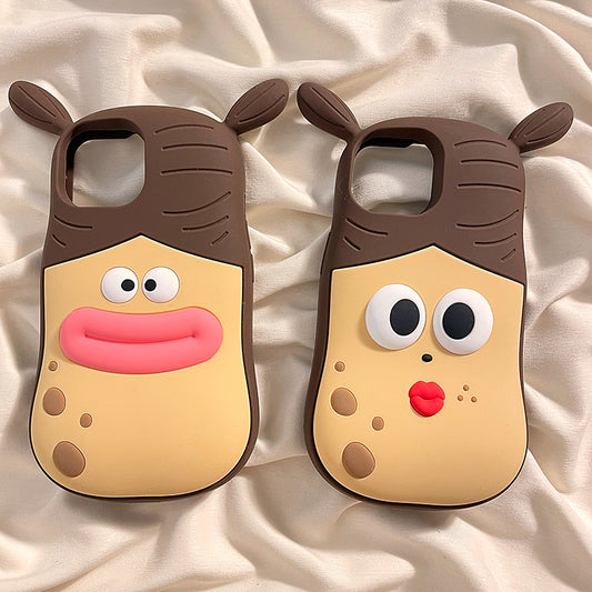 Funny Big Mouth, Big Eyes iPhone Case | Zakapop