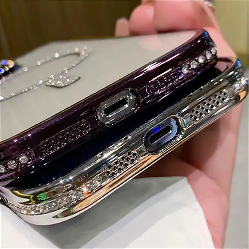 Glitter Diamond Magnetic Wireless Charge Case for iPhone | ZAKAPOP
