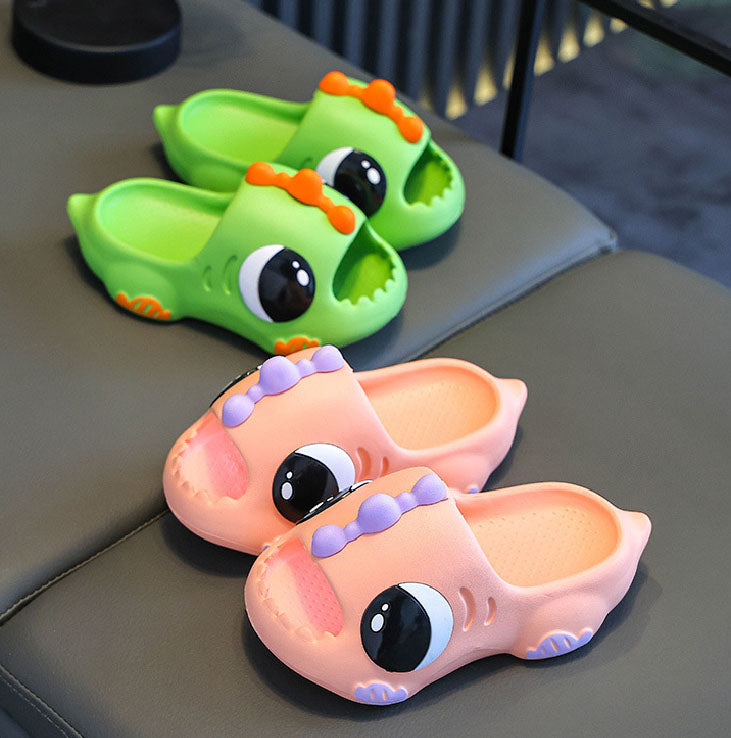 Kids Summer Cartoon Dinosaur Slippers | ZAKAPOP