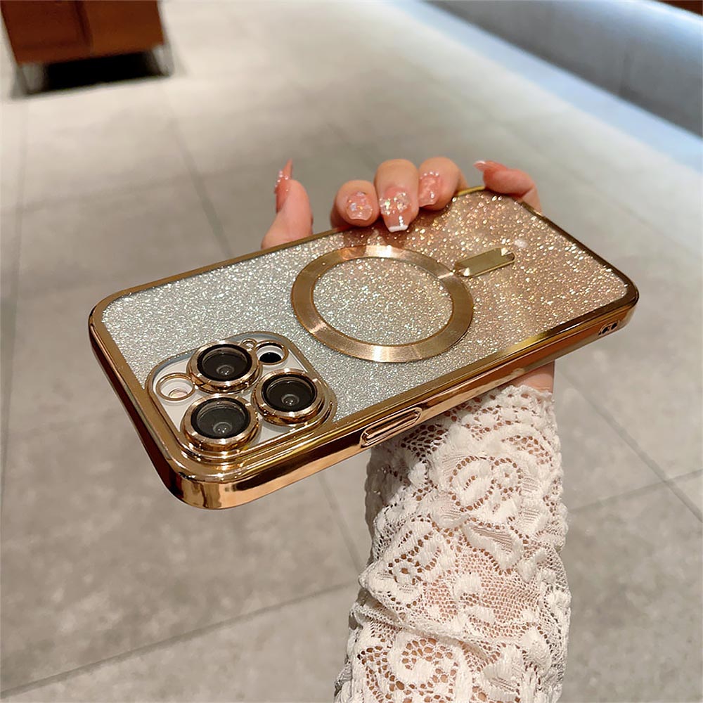 Luxury Glitter Gradient Magsafe Phone Case | ZAKAPOP