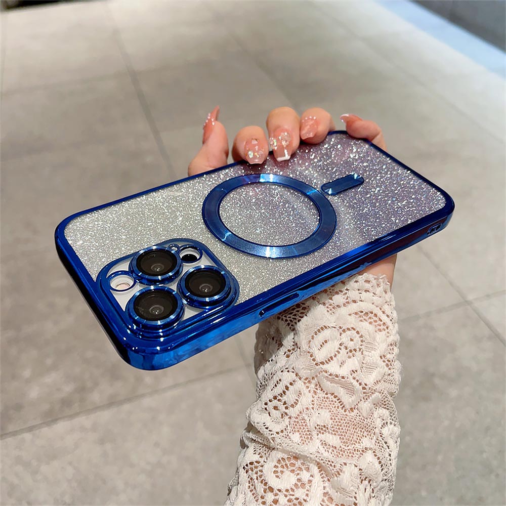 Luxury Glitter Gradient Magsafe Phone Case | ZAKAPOP