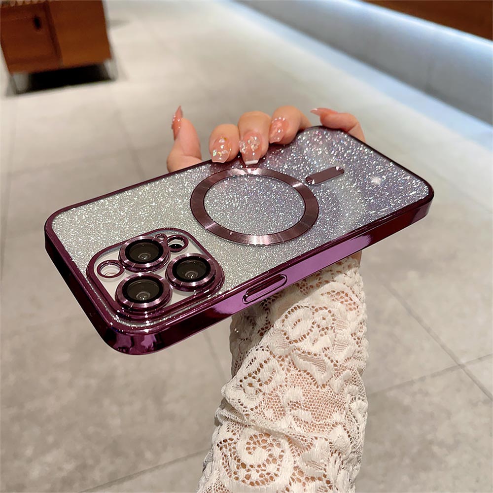 Luxury Glitter Gradient Magsafe Phone Case | ZAKAPOP