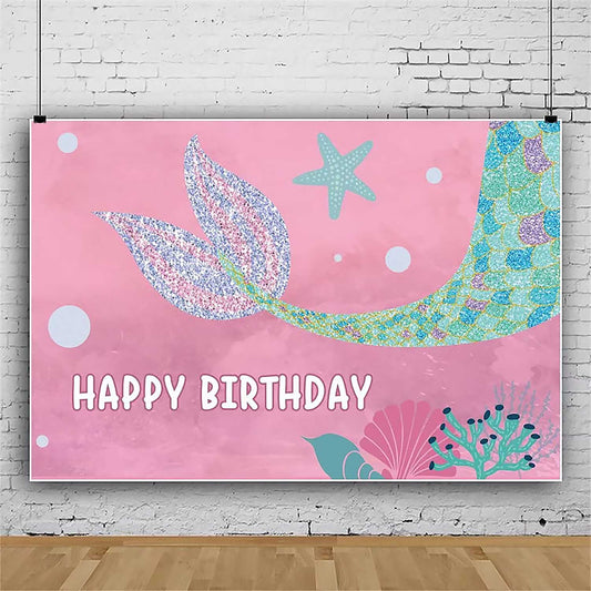 Mermaid Birthday Party Background Decorations | ZAKAPOP