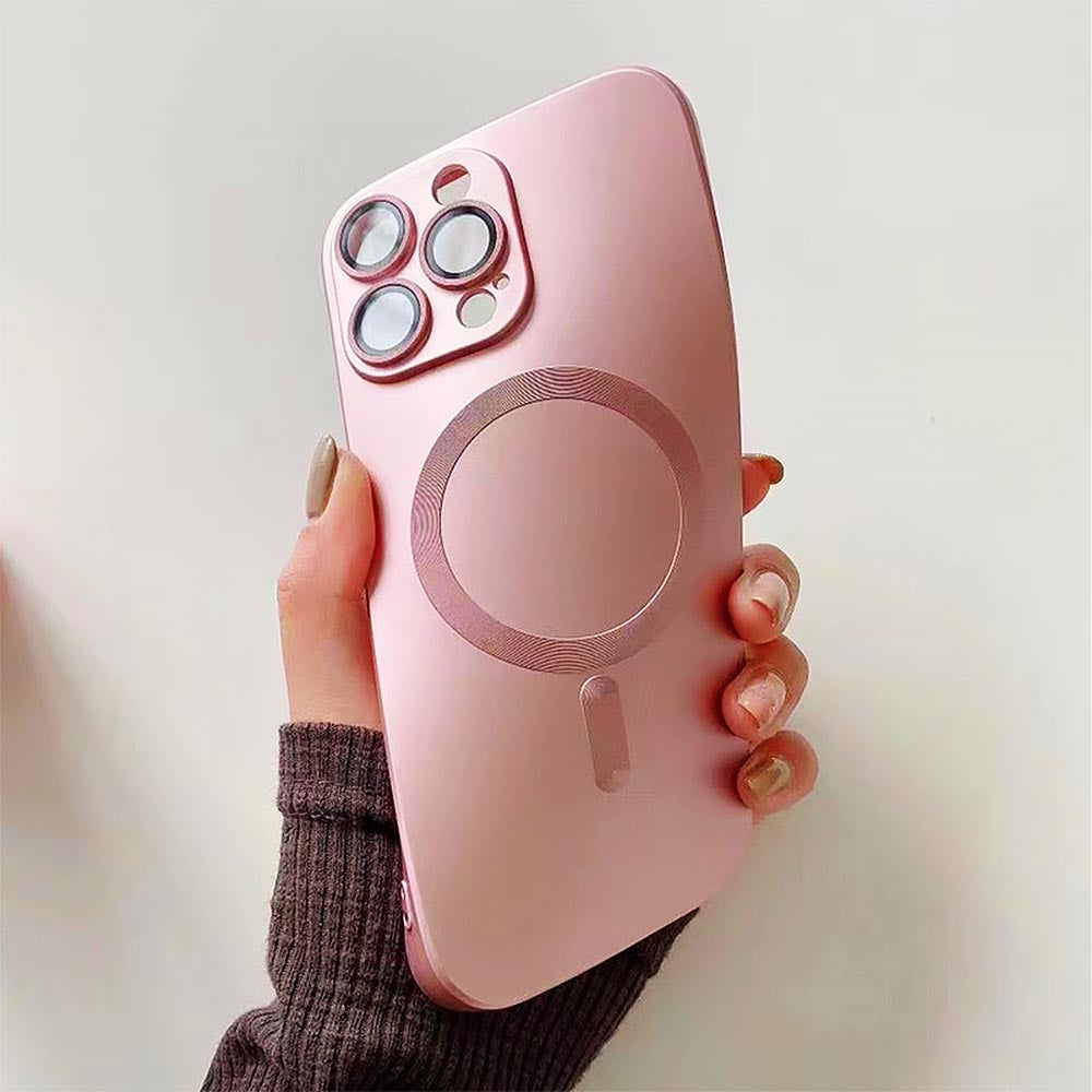 Metal Texture MagSafe Soft iPhone Case | ZAKAPOP