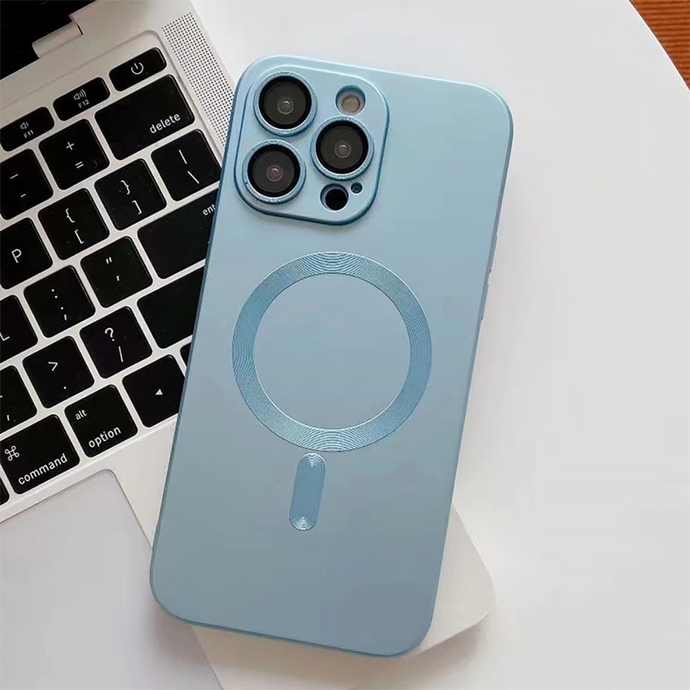 Metal Texture MagSafe Soft iPhone Case | ZAKAPOP