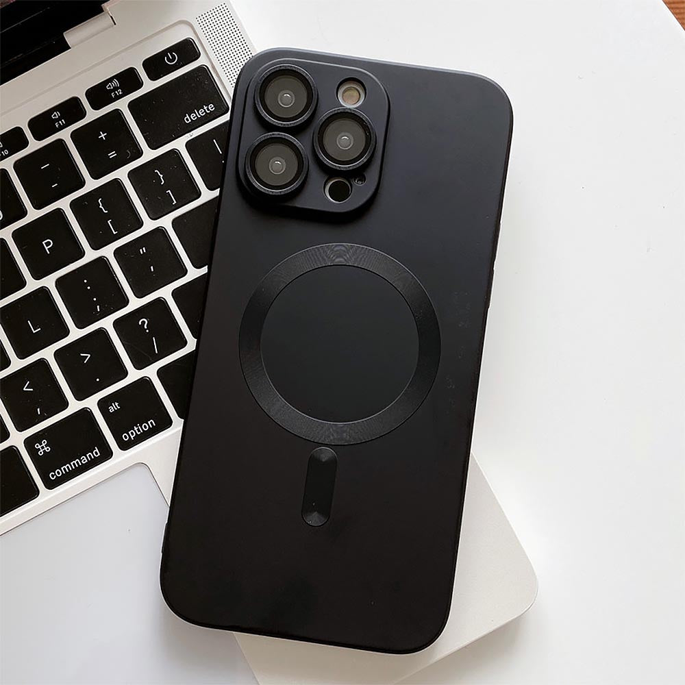 Metal Texture MagSafe Soft iPhone Case | ZAKAPOP