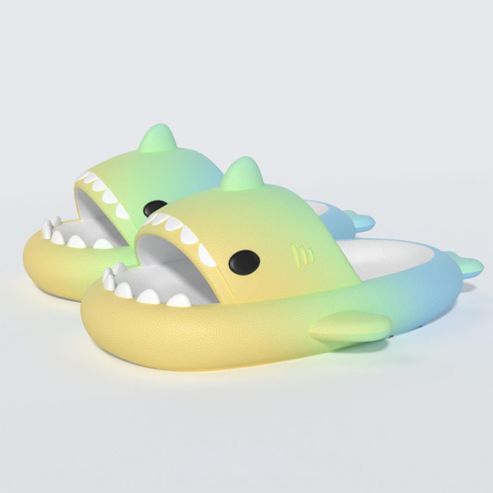 Original Three Color Gradient Shark Slippers | ZAKAPOP