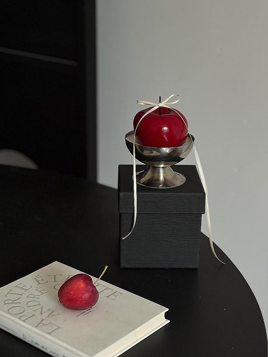 Red Apple Candle