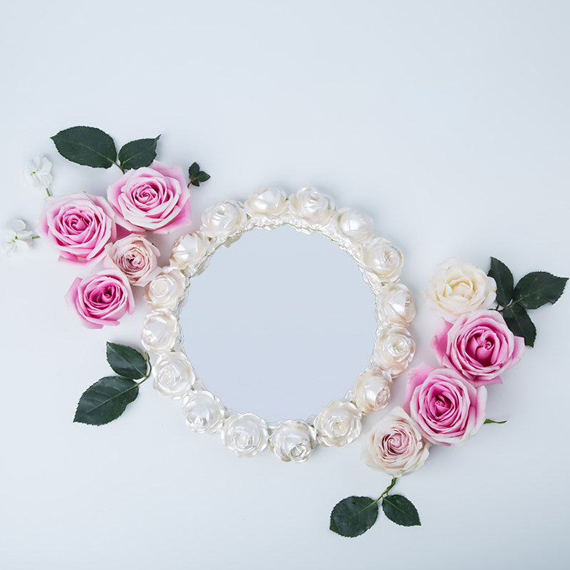 Rose Mirror Storage Tray