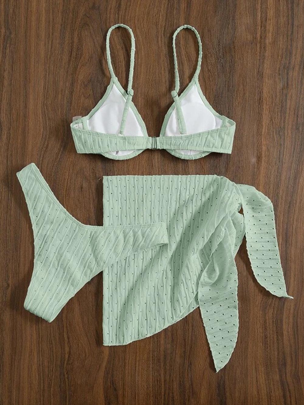 Sexy Split Three Piece Swimwear | ZAKAPOP