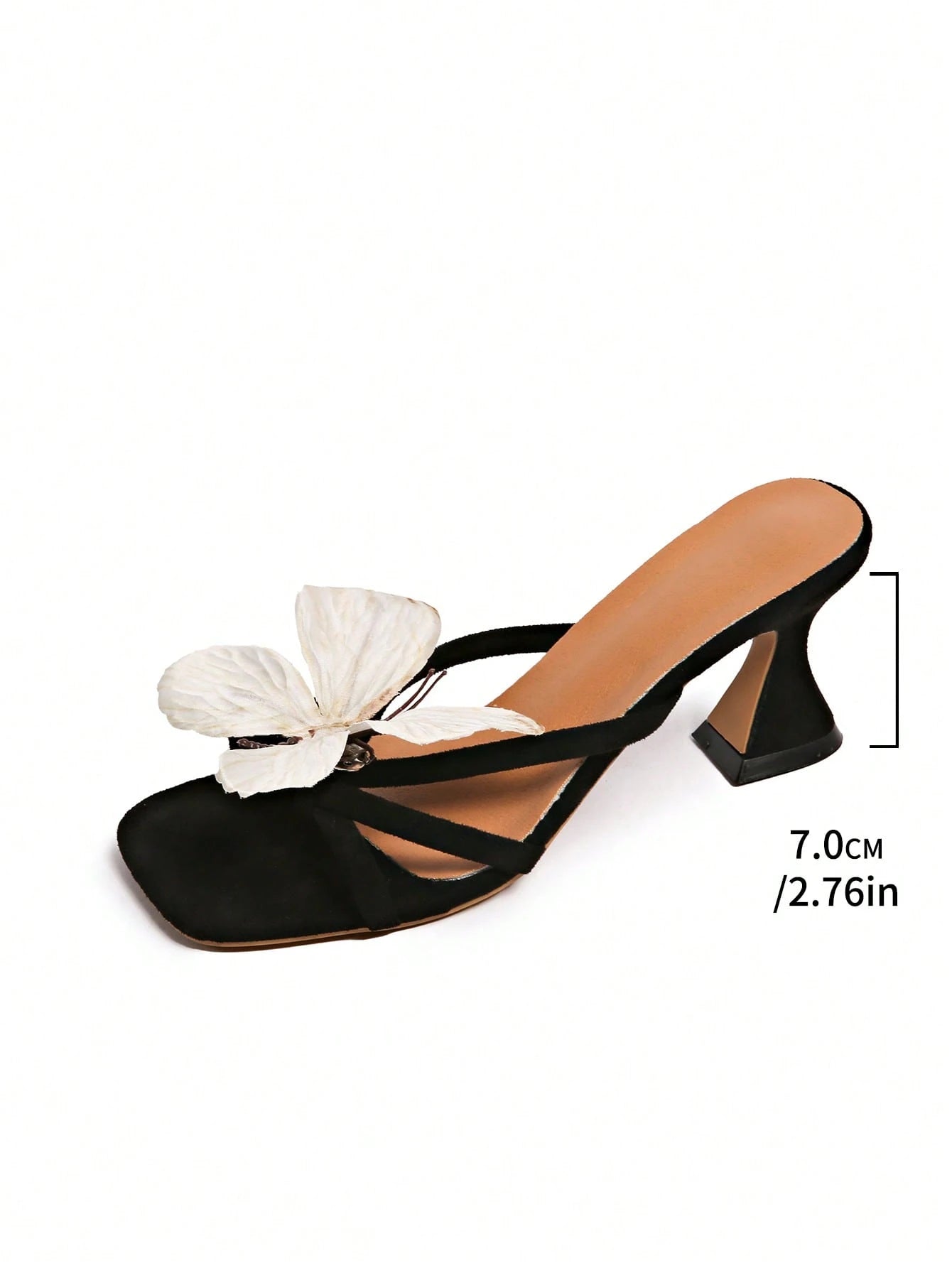 Women's Chic Butterfly Elegant Thick Heel Sandals | ZAKAPOP