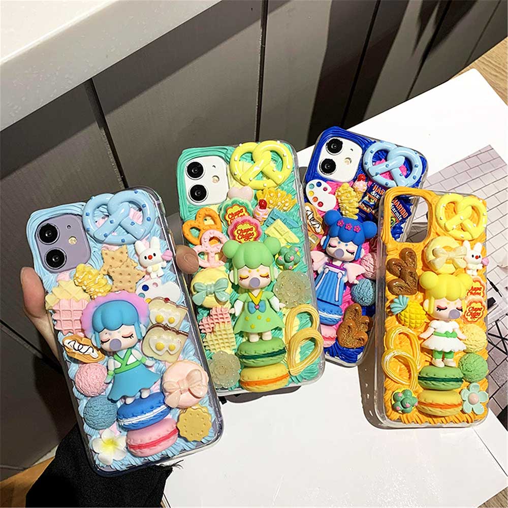 Handmade Nancy Miniature Food Cream Phone Case (Customizable) | ZAKAPOP