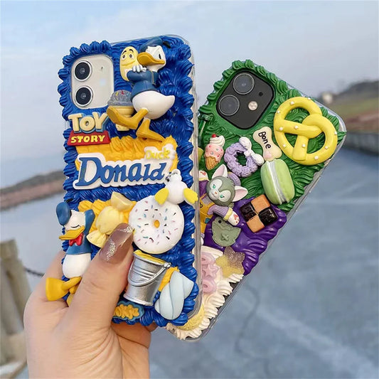 Handmade 3d Kawaii Cream Cartoon Doll Phone Case | ZAKAPOP