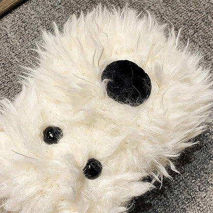 Funny Dog Closed Toe Winter Slippers | ZAKAPOP