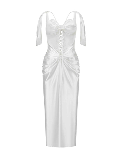 Saint Angel Retro Pearlescent Corset Dress | ZAKAPOP
