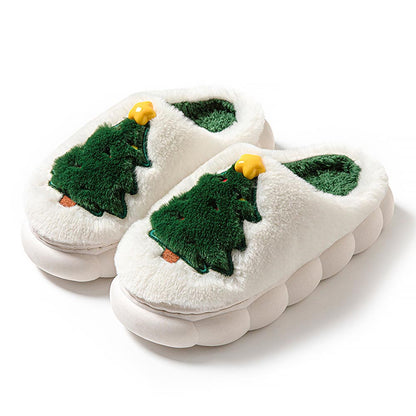 Christmas Tree Winter Non-Slip Indoor Slippers | ZAKAPOP