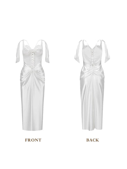 Saint Angel Retro Pearlescent Corset Dress | ZAKAPOP