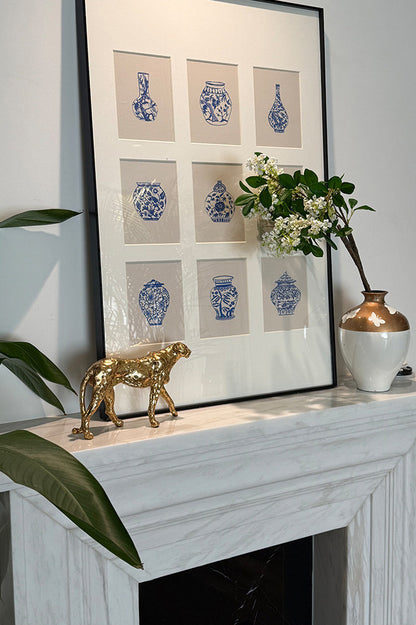 Exquisite Leopard Art Ornament