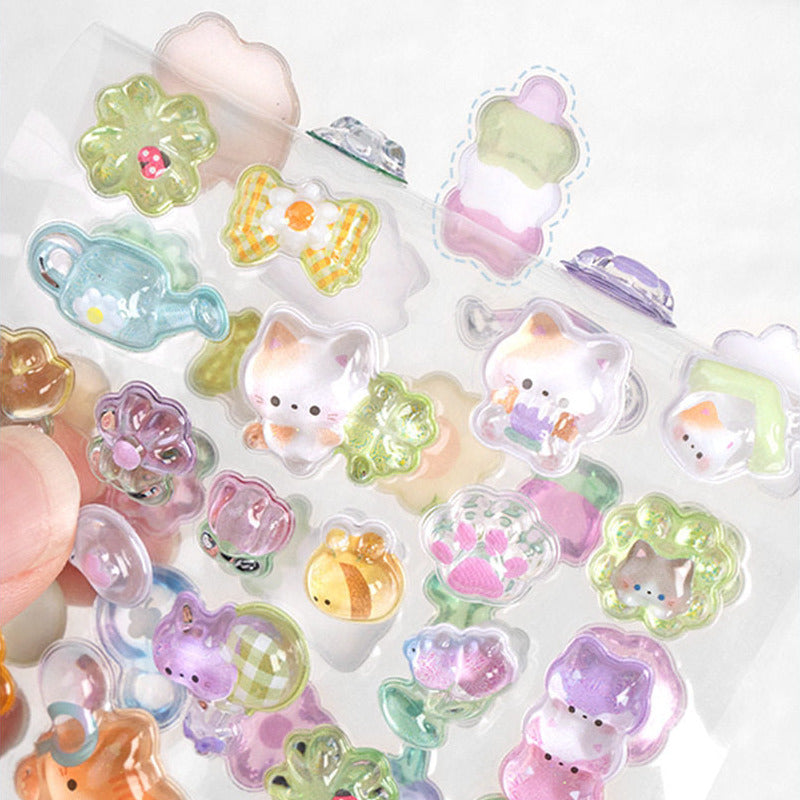 3D Crystal Gemstone Relief Stickers – Self-Adhesive DIY Phone Case Decorations | ZAKAPOP
