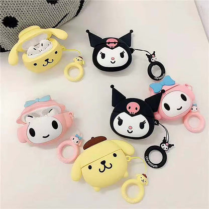 3D Doll Pendant Earphones Case for AirPods | ZAKAPOP