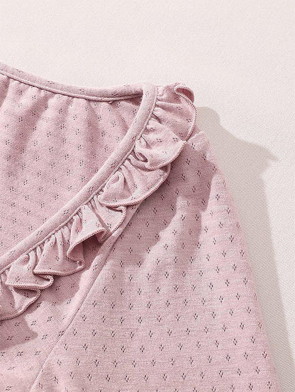 Ballet-Inspired Knit Top & Skirt Pants Set | ZAKAPOP