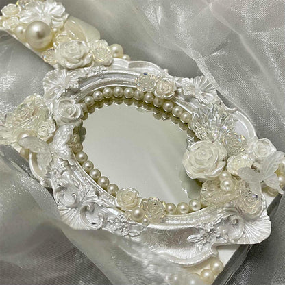 Baroque Pearl Vintage Custom Cream Phone Case | ZAKAPOP