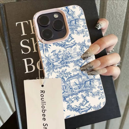 Blue Line Chinese Ink Painting iPhone 17 Case | ZAKAPOP