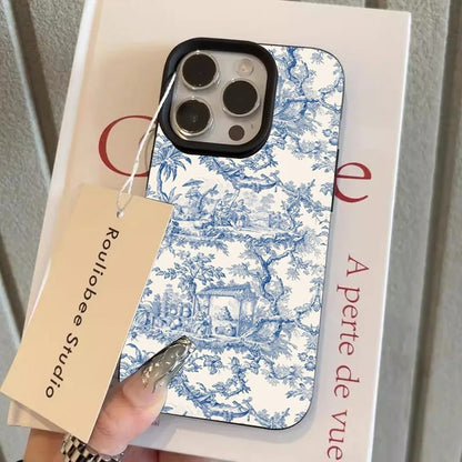 Blue Line Chinese Ink Painting iPhone 17 Case | ZAKAPOP