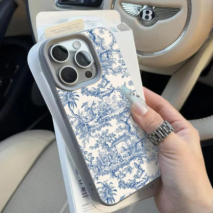 Blue Line Chinese Ink Painting iPhone 17 Case | ZAKAPOP