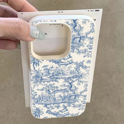 Blue Line Chinese Ink Painting iPhone 17 Case | ZAKAPOP
