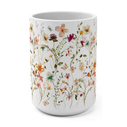 Boho Wildflowers Cottagecore Coffee Mug | ZAKAPOP