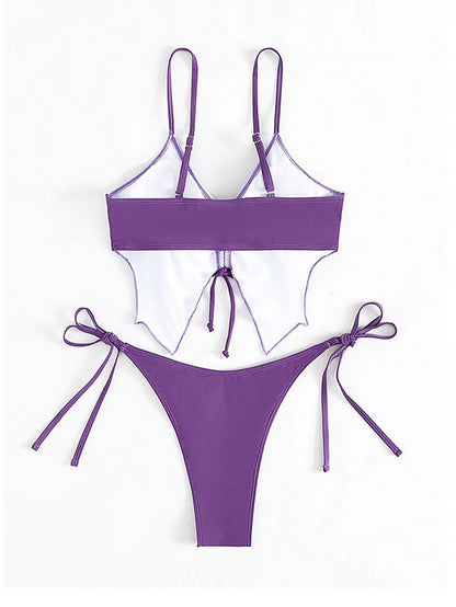 Butterfly Print Sexy Open Back Fashion Bikini  | ZAKAPOP