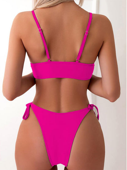 Butterfly Print Sexy Open Back Fashion Bikini  | ZAKAPOP