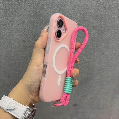 Candy Color Lanyard iPhone Case | ZAKAPOP