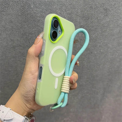 Candy Color Lanyard iPhone Case | ZAKAPOP