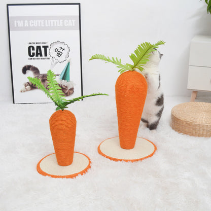 Carrot Cat Scratching Post, for Indoor Cats and Kittens | ZAKAPOP