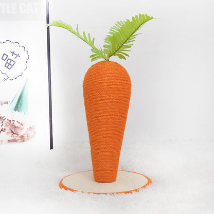 Carrot Cat Scratching Post, for Indoor Cats and Kittens | ZAKAPOP