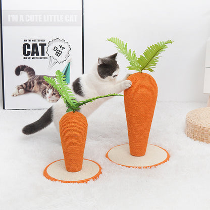 Carrot Cat Scratching Post, for Indoor Cats and Kittens | ZAKAPOP