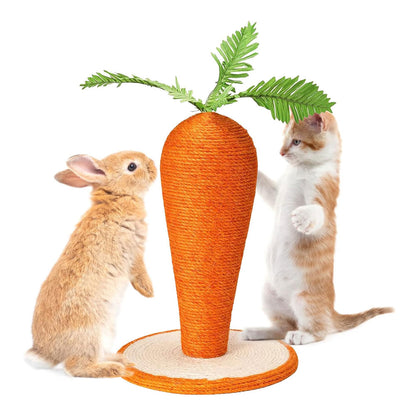Carrot Cat Scratching Post, for Indoor Cats and Kittens | ZAKAPOP