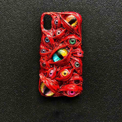 Gothic Creepy 3d Eyes Decoden Phone Case( Customizable ) | ZAKAPOP