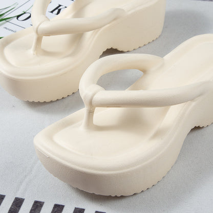 Casual Outdoor High Heel Platform Flip-Flops | ZAKAPOP