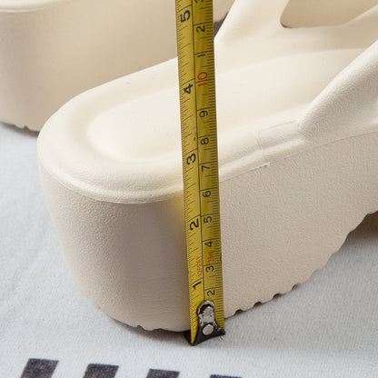 Casual Outdoor High Heel Platform Flip-Flops | ZAKAPOP