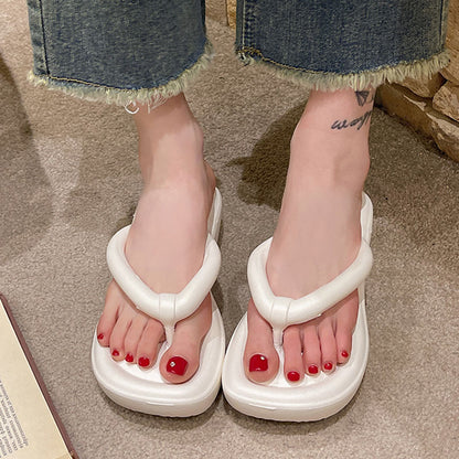 Casual Outdoor High Heel Platform Flip-Flops | ZAKAPOP